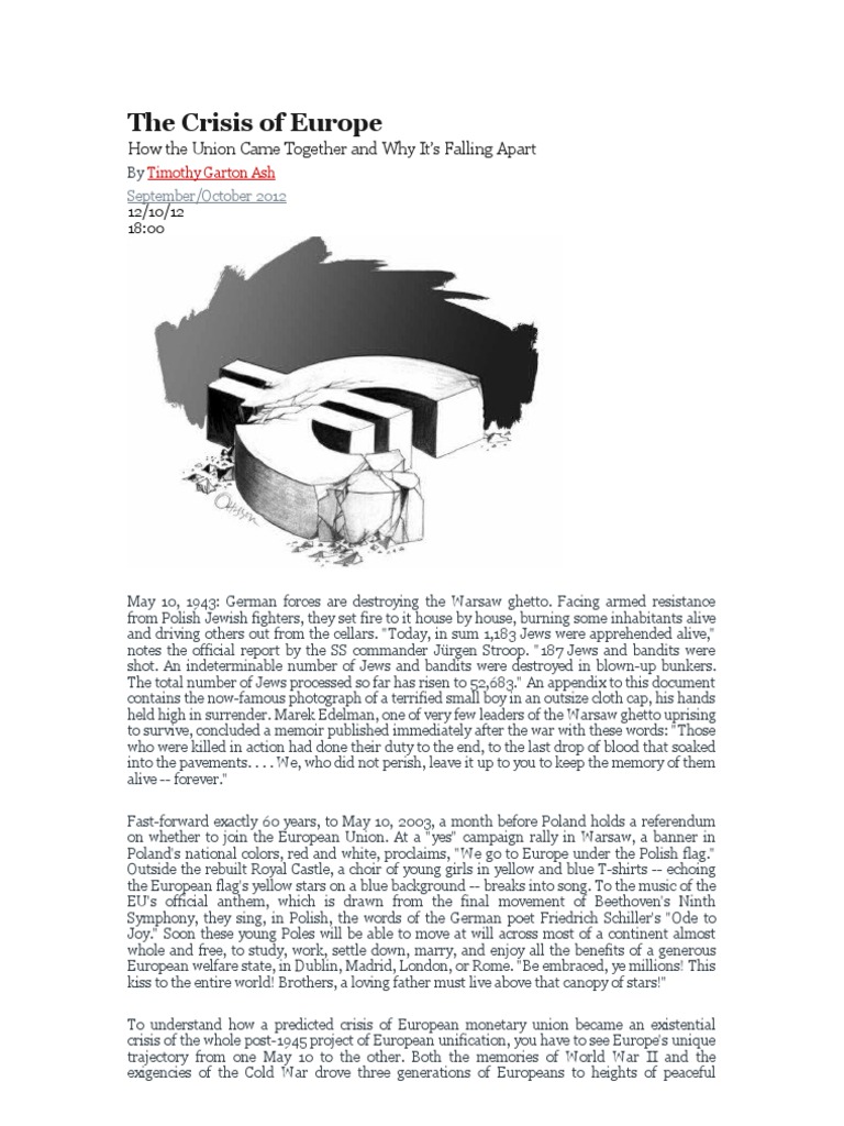 The Crisis of Europe | PDF | European Union | Eurozone