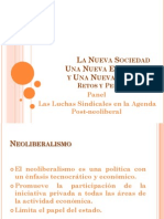 Luchas Sindicales -  Agenda Post-Neoliberal