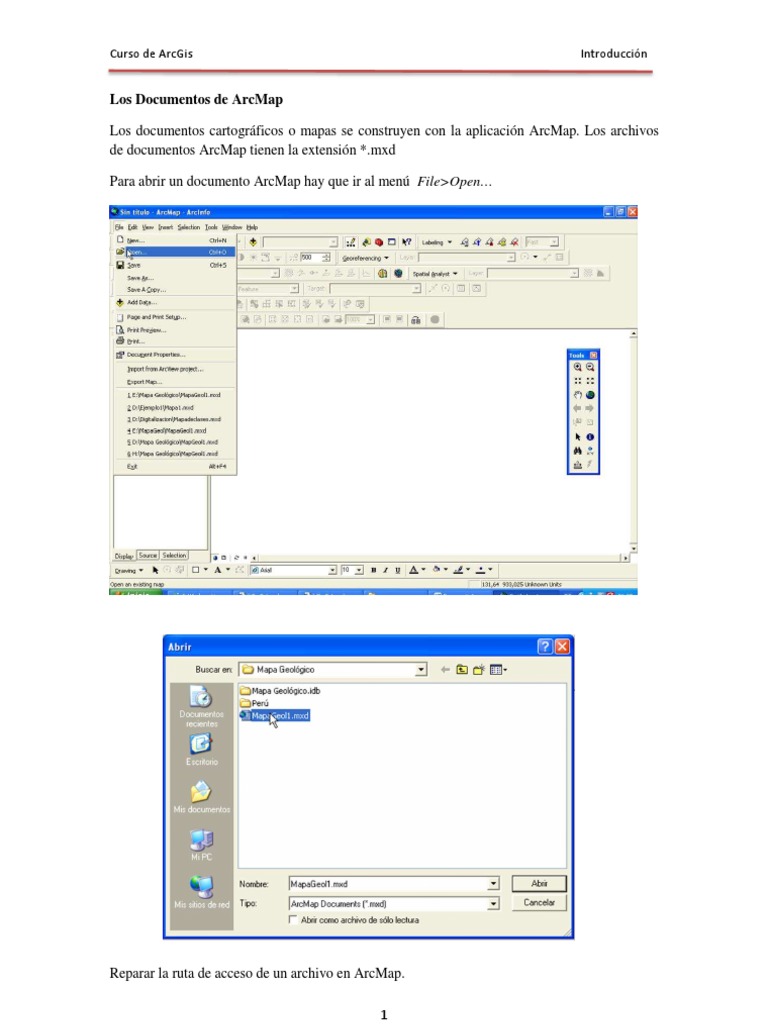 Los Documentos Cartográficos O Mapas Se Construyen Con La Aplicación