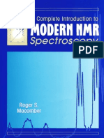 A Complete Introduction To Modern NMR Spectroscopy - Roger S.macomber