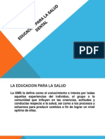 Educacion Para La Salud Dental