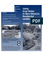 Using Graywater in New Mexico'S Residential Landscapes