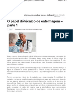 O Papel Do Técnico de Enfermagem Com Idosos