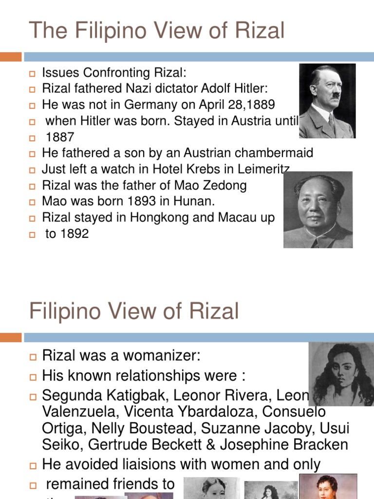 The Filipino View of Rizal | PDF | Philippines