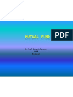 Mutual Fund: by Prof. Deepak Tandon Iilm Gurgaon