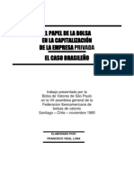 El papel de la Bolsa en la capitalizacion de la empresa privada_El caso brasileño