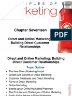 Chapter Seventeen: Direct and Online Marketing: Building Direct Customer Relationships