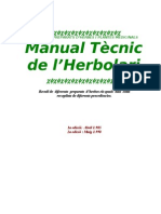 Manual Tècnic I Formulari de l'HERBOLARI