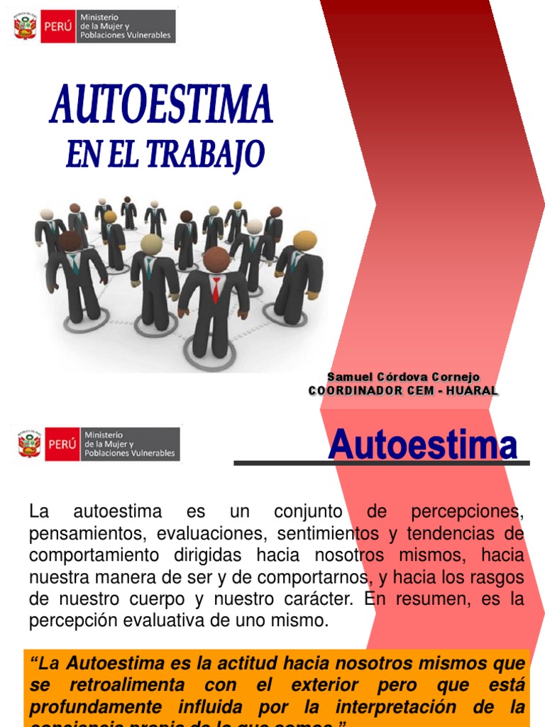 Autoestima y su impacto laboral | PDF | Autoestima | Toma de decisiones