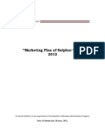 "Marketing Plan of Sulphur 90%" 2012: Internship Report On