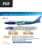 747-400F Cargo Layout Specifications | PDF | Aircraft | Manufactured Goods