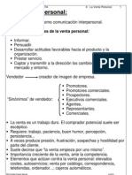 Técnicas de venta personal