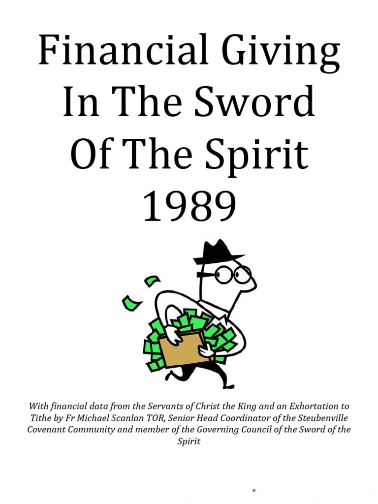 Financial Giving in The Sword of The Spirit 1989 | PDF | Tithe ...
