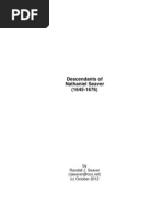 Descendants of Nathaniel Seaver - 8 Generations