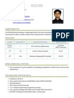 Resume Abhijeet Sahu FRESHER Mechanical