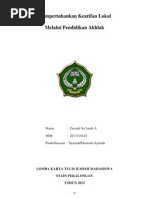 Download Mempertahankan Kearifan Lokalpdf by Iyuss Alatas SN109956952 doc pdf