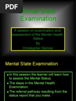 Download Mental State Examination by Christopher Skinner SN10995927 doc pdf