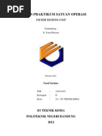 Download Laporan Filter Testing Unit Yusuf Zaelana by Yusuf Zaelana SN109963364 doc pdf
