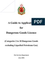 Guide for DG Licence E