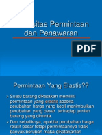 Elastisitas Permintaan Dan Penawaran