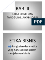 BAB III Etika Bisnis Dan Tanggung Jawab Sosi