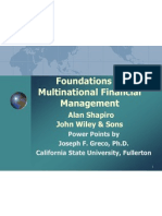 Foundations of Multinational Financial Management: Alan Shapiro John Wiley & Sons