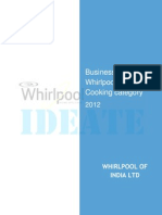 Business Plan For Whirlpool's Cooking Category: Whirlpool of India LTD