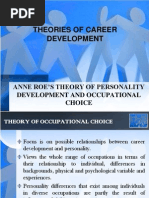 Anne Roe's Theory of Occupational Choice