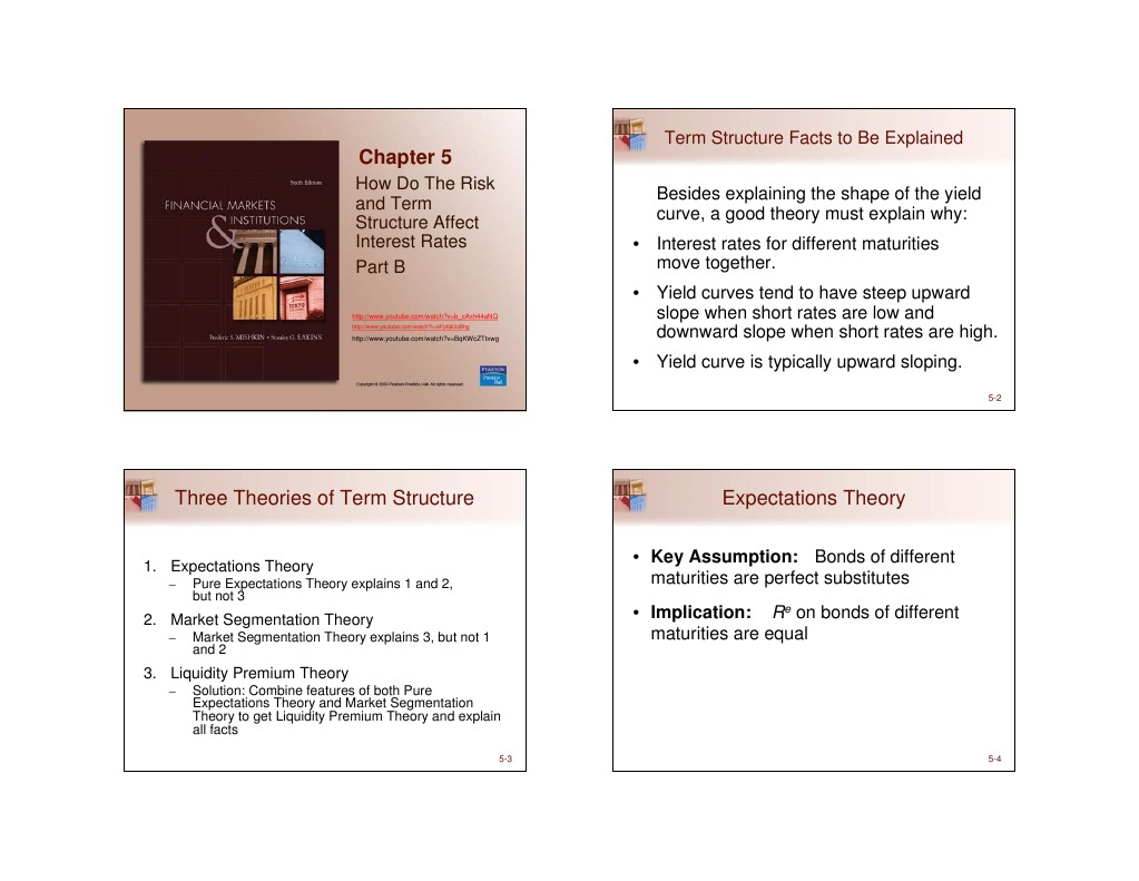 Expectations Theory and Yield Curves | PDF | Yield Curve | Financial ...