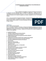 Reglamento de Tesis Universitaria para La Obtención Del Titulo Profesional de Ingeniero de Sistemas