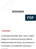 1º Sem. LA GEOLOGIA -RAMAS DE LA GEOLOGIA, etc.
