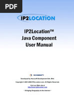Download IP2Location Geolocation Java Component by IP2Locationcom SN10998055 doc pdf