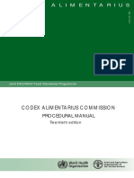 Codex Alimentarius Commission: Procedural Manual
