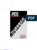 MTX - Thunder 421D (Chrome) Mono Car Amp - Manual