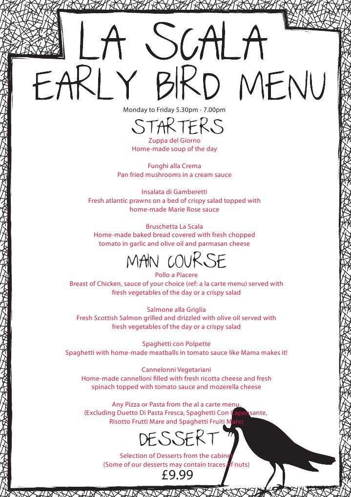Affordable Italian Dinner Menu Special | PDF