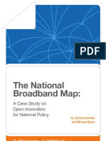 The National Broadband Map: A Case Study On Open Innovation For National Policy