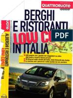 4ruote Alberghi e Ristoranti Low Cost in Italia