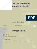 Informe de Proyectos