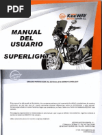 Manual Usuario Keeway SuperLight 125 CC