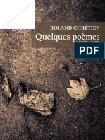 Editions Cimus Roland Chretien Quelques Poemes Extrait