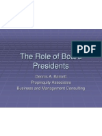 Role of The President