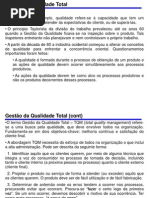 GESTÃO DA QUALIDADE TOTAL