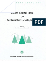 Forest Round Table on Sustainable Development  Final Report - April 1994