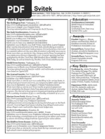 Download Patrick Svitek - Resume - Oct 4 2012 by Patrick Svitek SN110016988 doc pdf