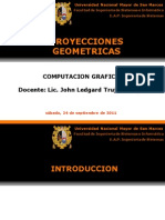 Proyecciones Geometricas Computacion Grafica 2011II