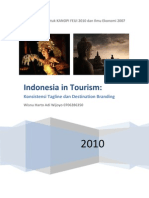 Indonesia in Tourism - Konsistensi Tagline Dan Destination Branding