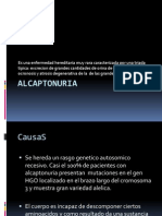 Alcaptonuria