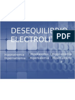 Desequilibrio Electrolitico