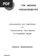 Menard Pressuremeter - D60 AN