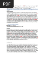 Download The Utilization and Integration of ICT Tools in Promoting English Language Teaching and Learning Reflections From English Option Teachers in Kuala Langat District Malaysia by myramira SN11003566 doc pdf